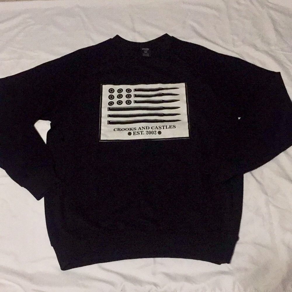 Men’s Crooks & Castle Black Sweatshirt